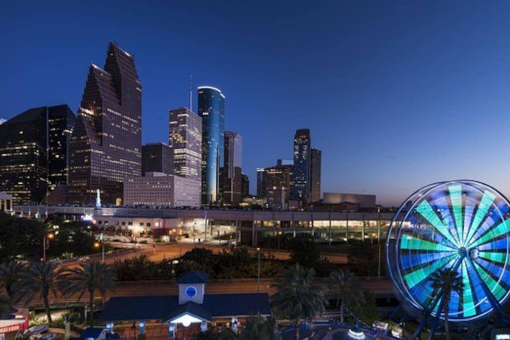 Sodo City Gem: Rooftop Skyline Pool Parking Wi-Fi Houston Exterior foto